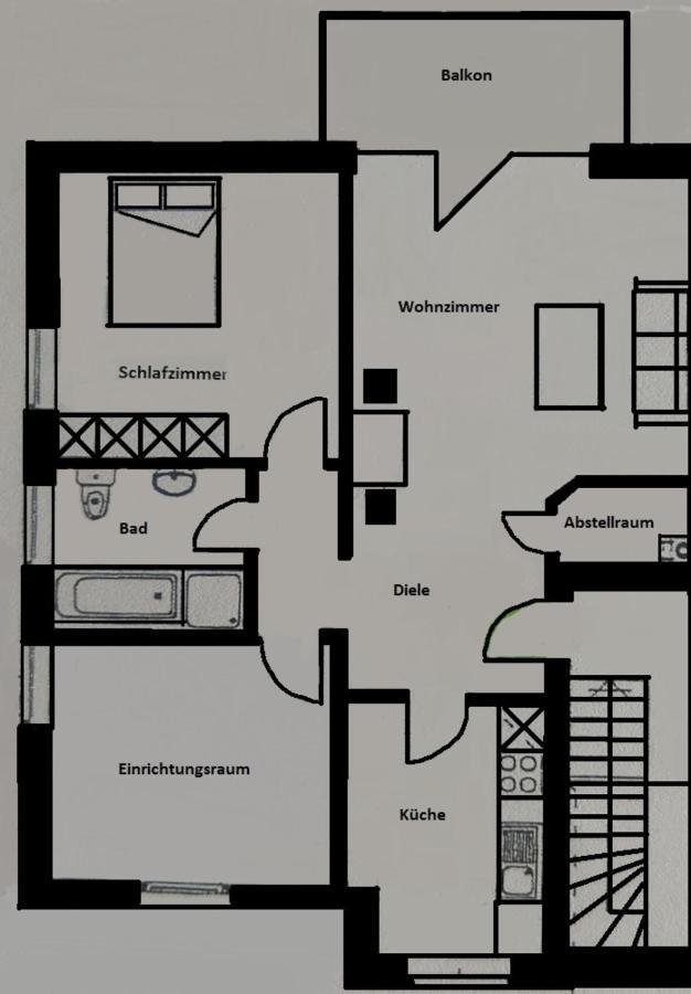 Ferienwohnung Domblick Billerbeck Exterior foto